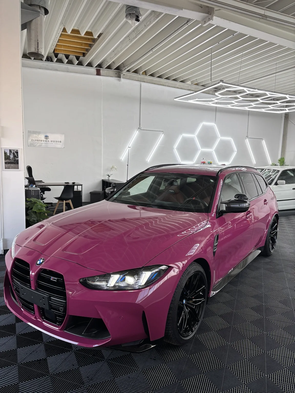 BMW M3 Touring nach professioneller Lackaufbereitung und Keramikversiegelung